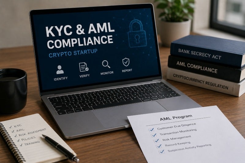 KYC and AML requirements for crypto startups