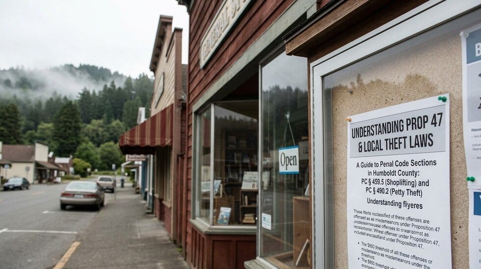 Shoplifting and Petty Theft in Humboldt County