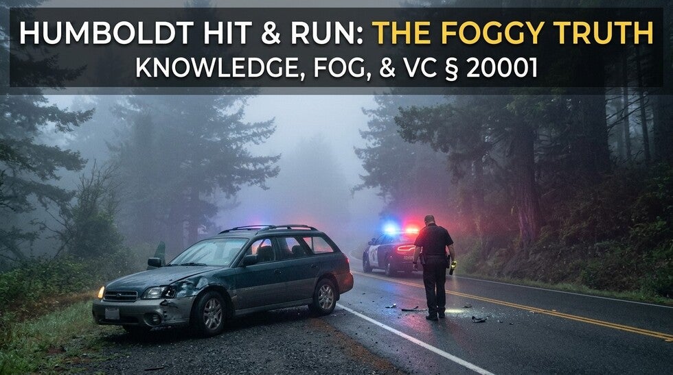 Hit and Run in Humboldt County