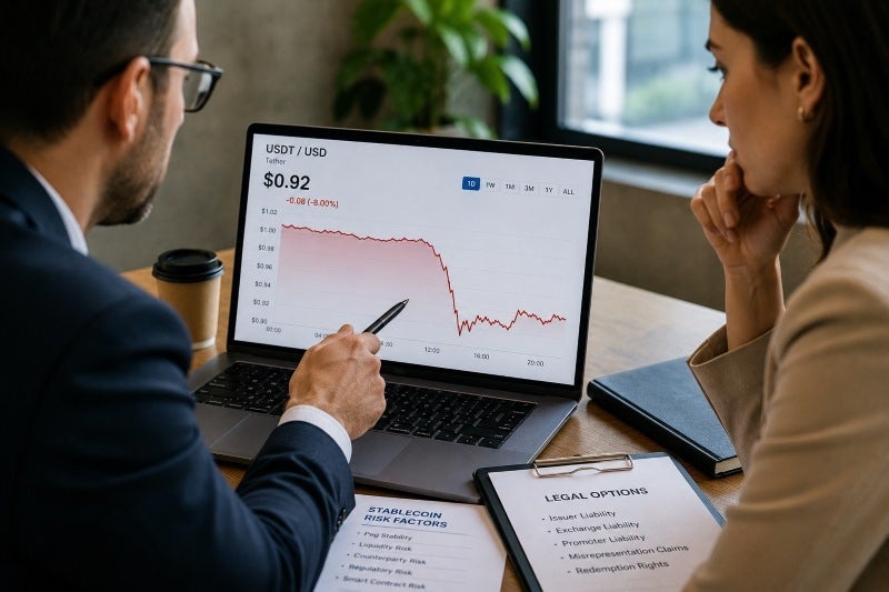 Stablecoin depeg losses