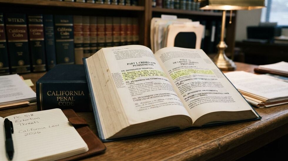 Penal Code 518 PC Extortion & Blackmail in California