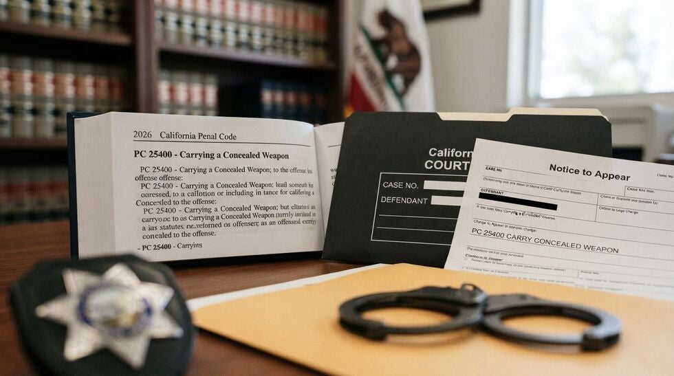 PC 25400 Carrying a Concealed Weapon in California