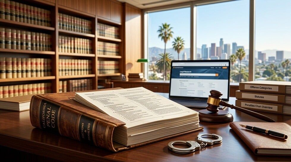 California Criminal Charges List