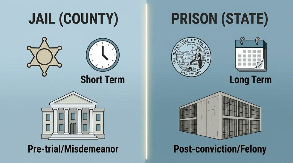 Jail vs. Prison