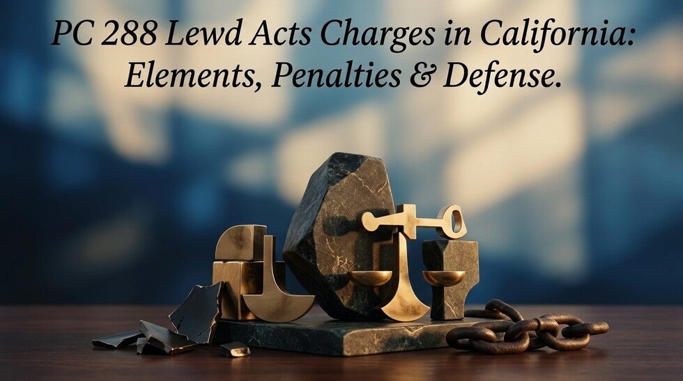 PC 288 Lewd Acts Charges in California