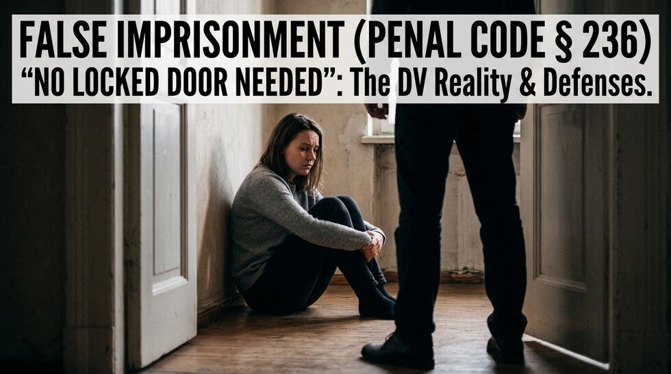 False Imprisonment (Penal Code § 236)