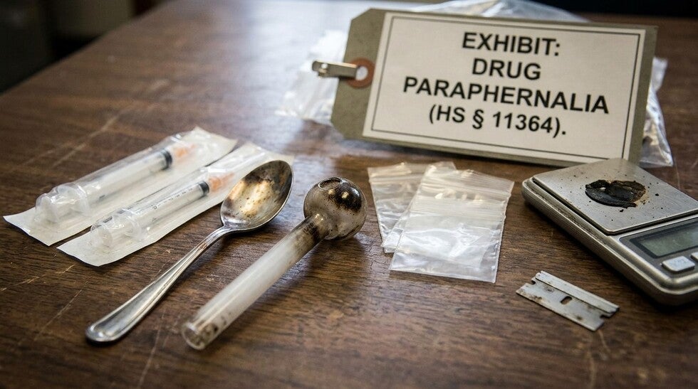 Drug Paraphernalia (HS § 11364)