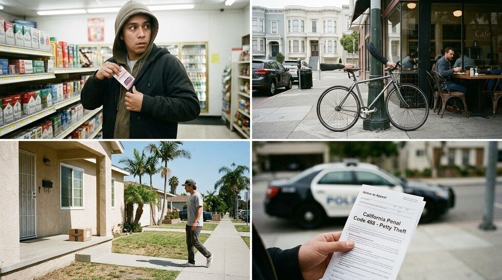 Petty Theft in California (Penal Code §§ 484 & 488)