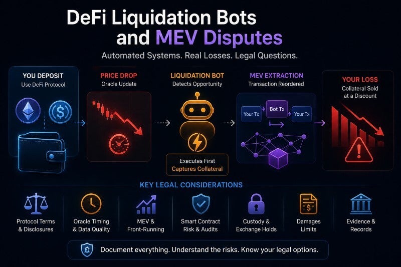 DeFi Liquidation Bots and MEV Disputes