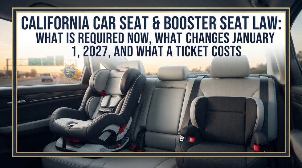 California Car Seat and Booster Seat Law