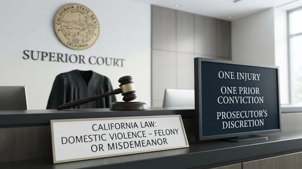 Is Domestic Violence a Felony in California