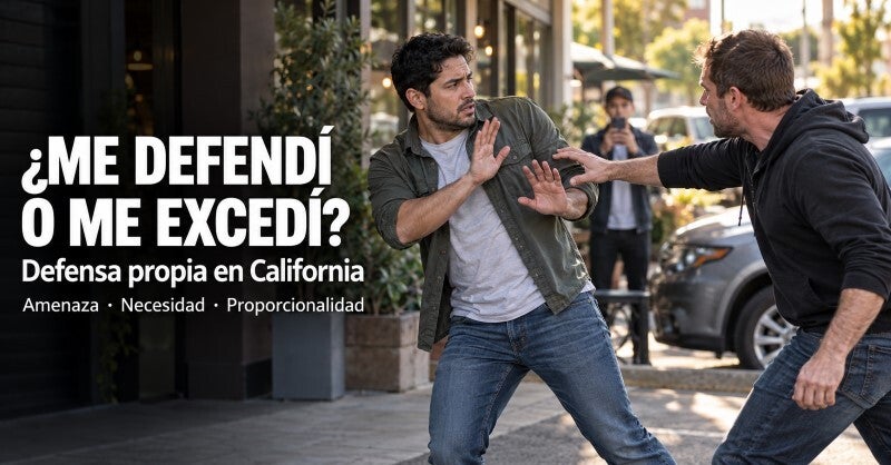 Defensa propia en California
