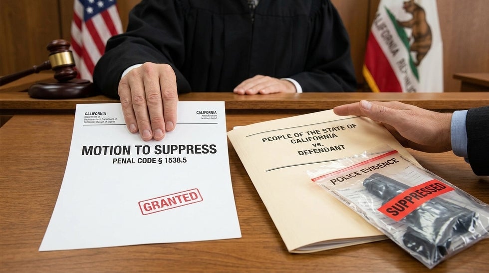 The Motion to Suppress in California