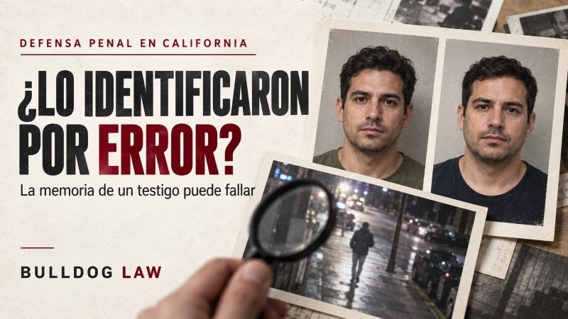 Identificacion erronea de testigos en California