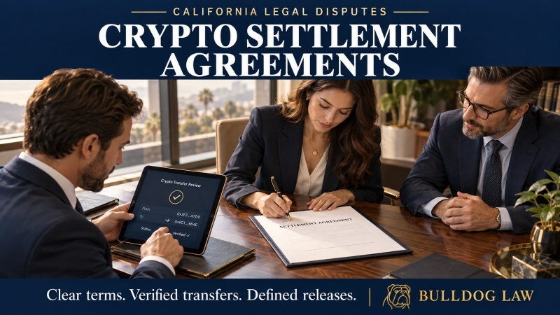 Cryptocurrency Settlement Agreement