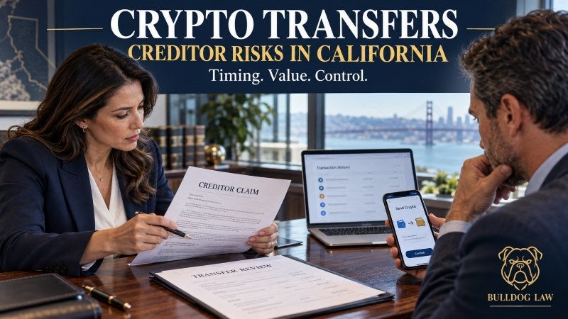 Cryptocurrency Fraudulent Transfer in California