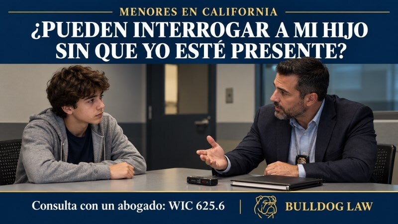 Interrogatorio policial de menores en California