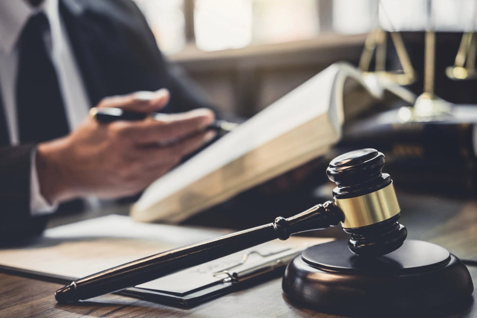 Corporation engaged in litigation