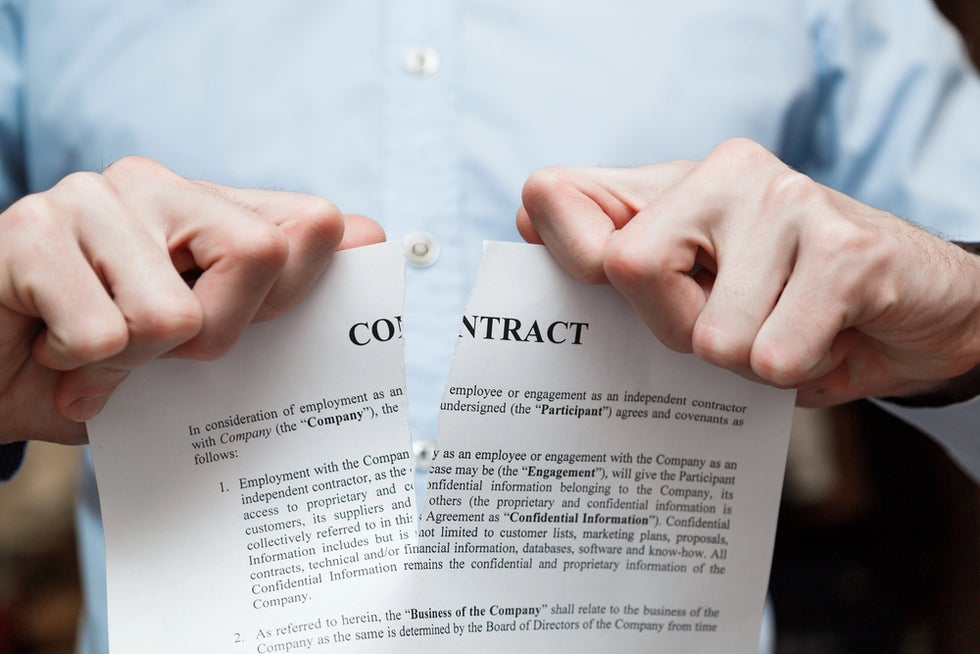 suing for breach of contract