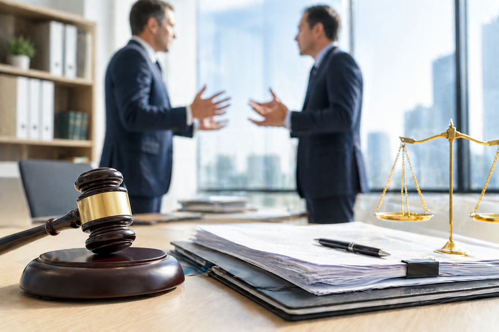 Business trial lawyers litigating
