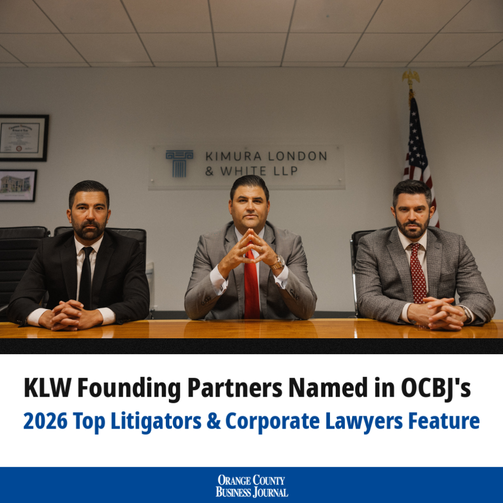 Top Litigator & Corporate Lawyers 2026 Joshua M. Kimura, Darrell P. White, William O. London