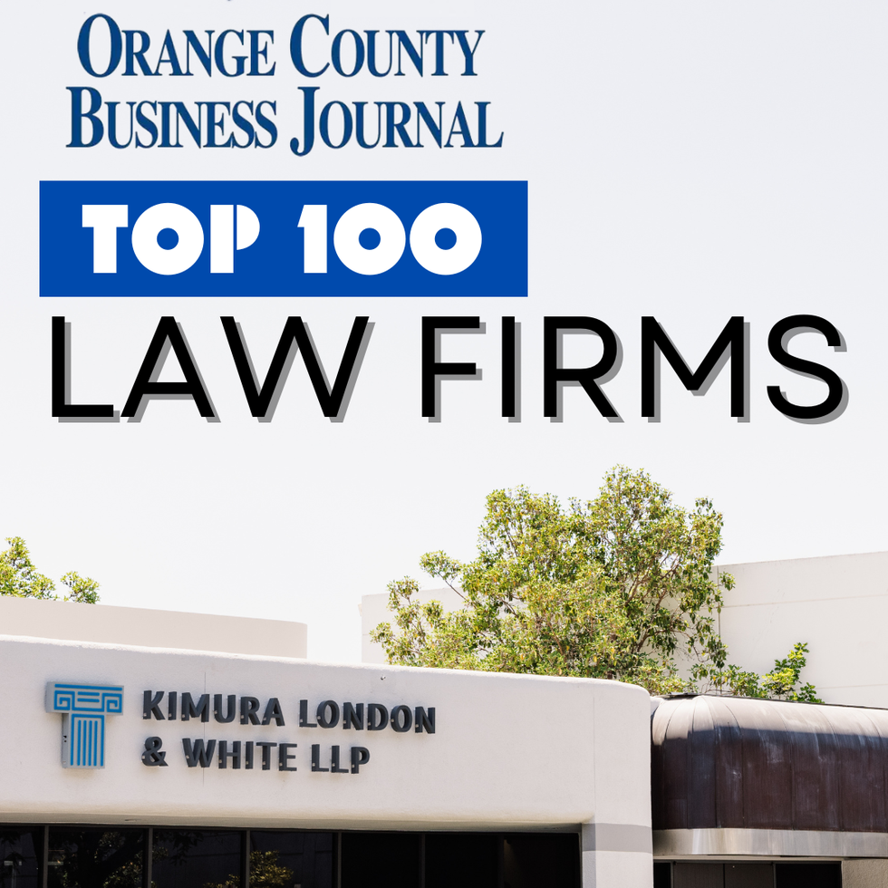 Kimura London & White LLP named Top Orange County Law Firm