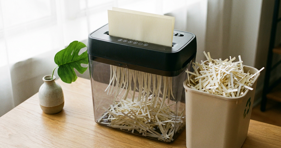 paper shredded