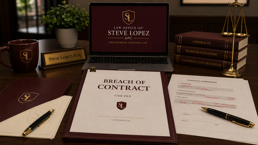 Law Office of Steve Lopez Breach of Contract Lawyer