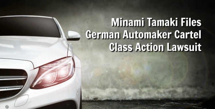 Image Minami Tamaki Files German Automaker Cartel Class Action Lawsuit