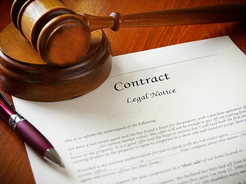 contract legal notice