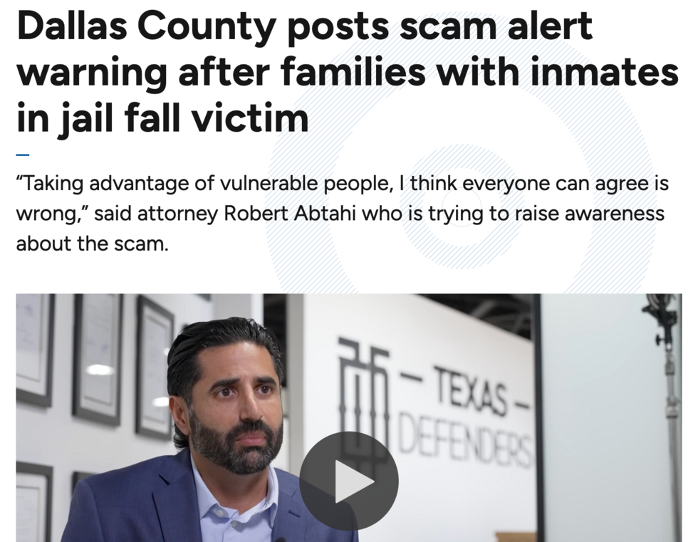 Dallas Bond Scam