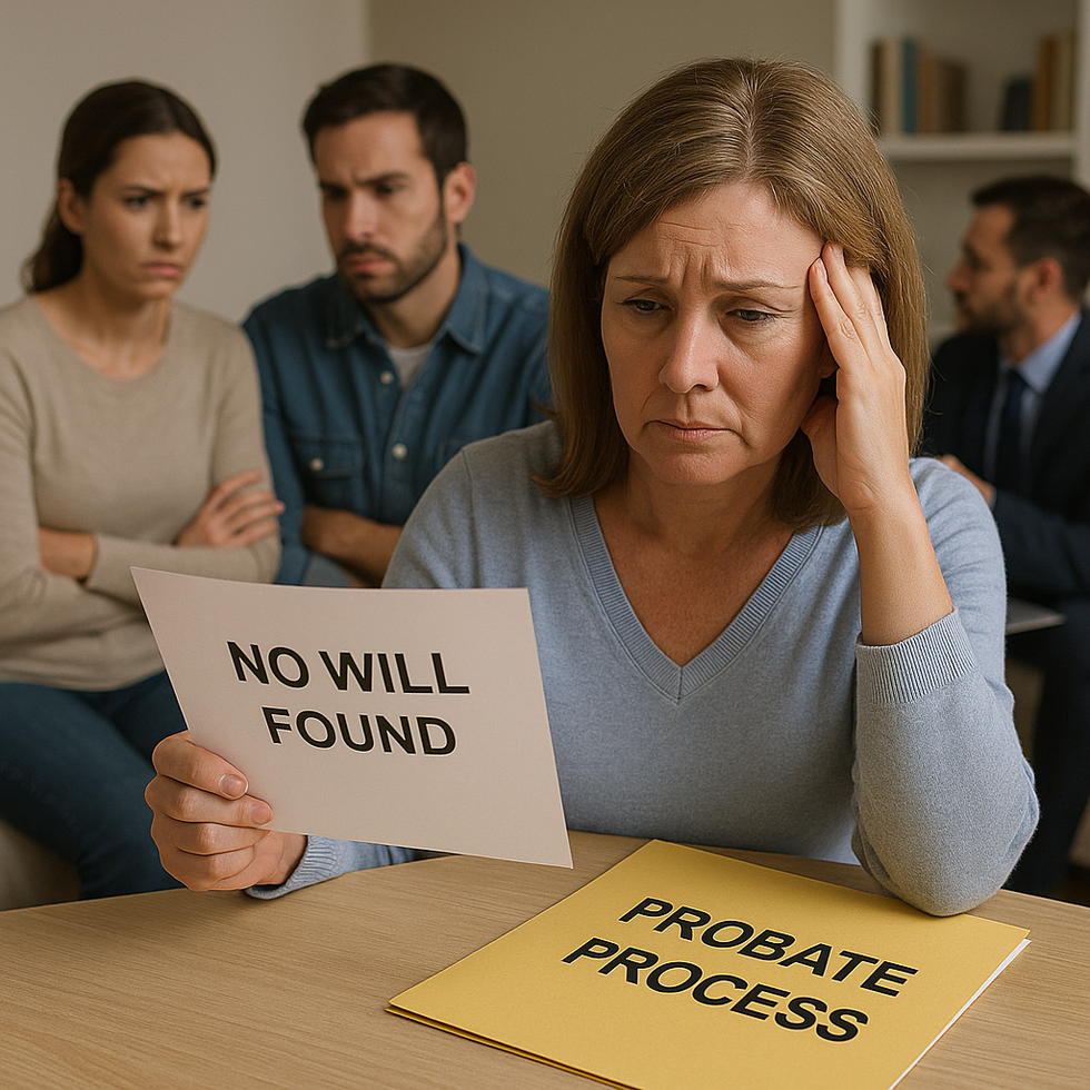 Florida family dealing with legal confusion after a relative dies without a will