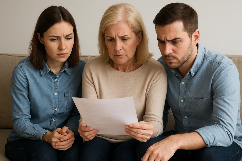 Family Discussing Trust Documents – Florida Trust Administration