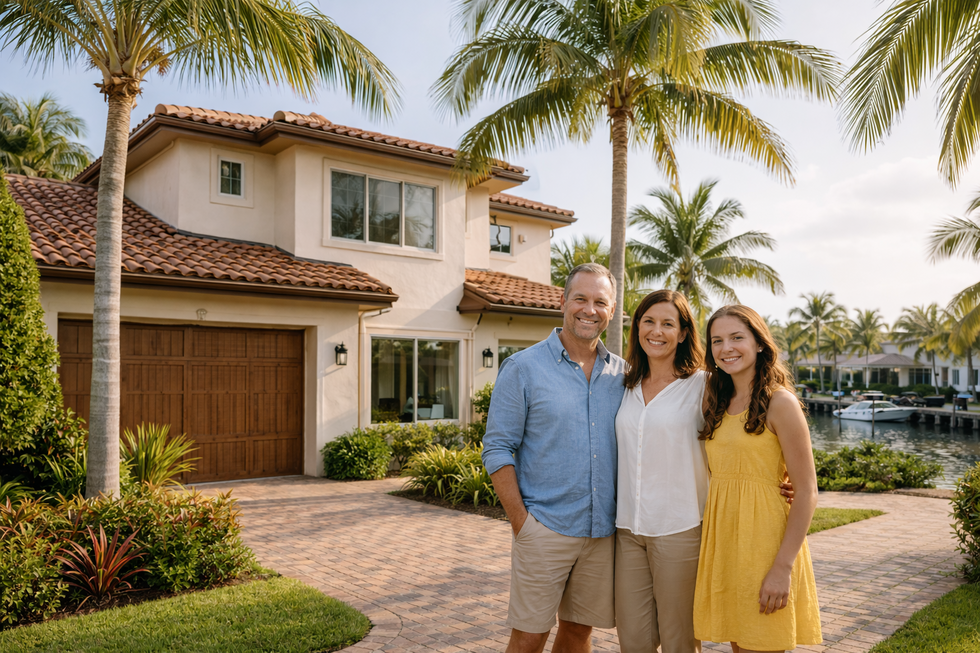 Florida family home representing homestead protection from creditors.