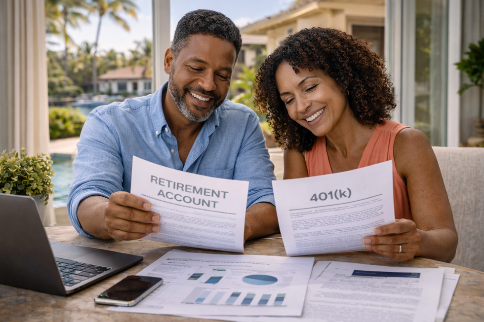 Florida homeowners reviewing IRA and 401k protection planning