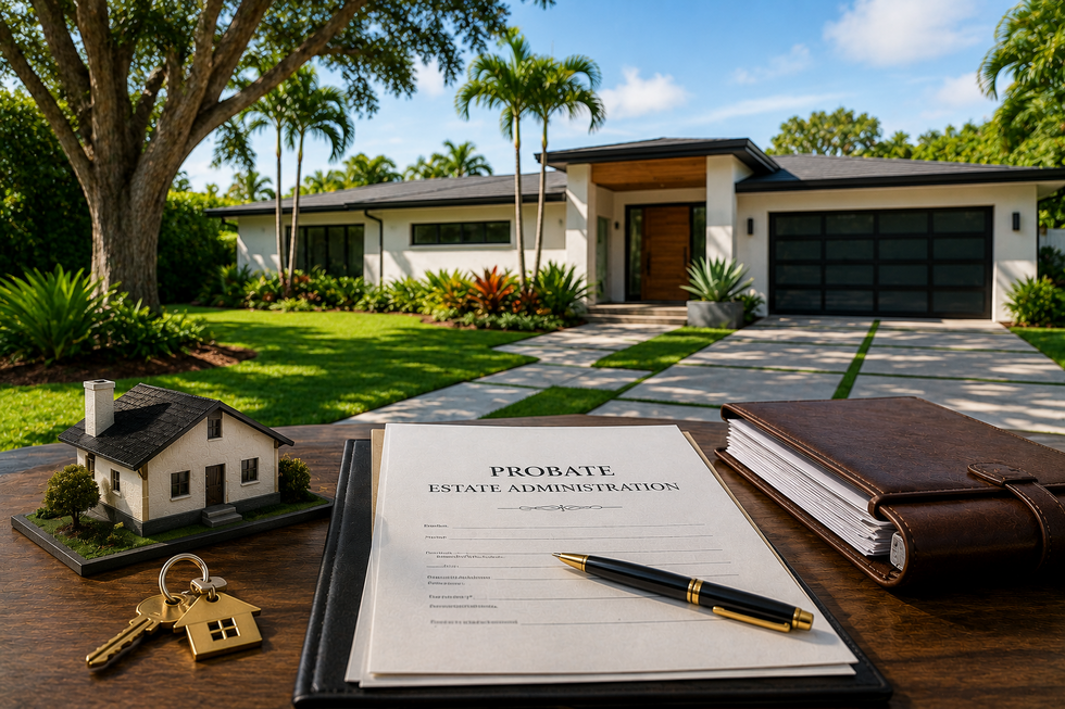 Florida homestead property representing probate real estate sale issues