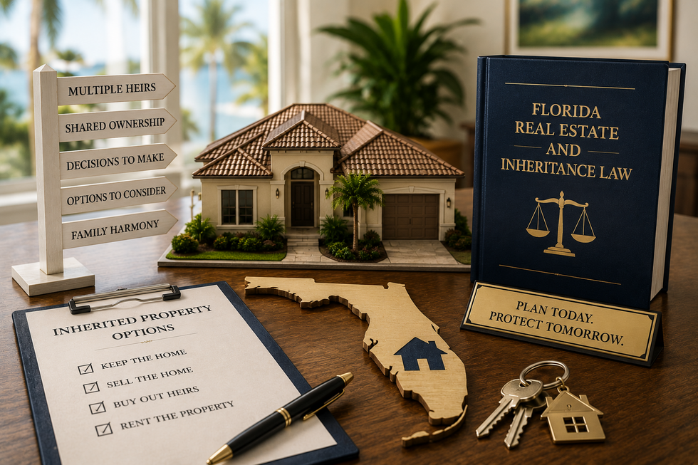 Florida home inherited by multiple heirs during probate administration