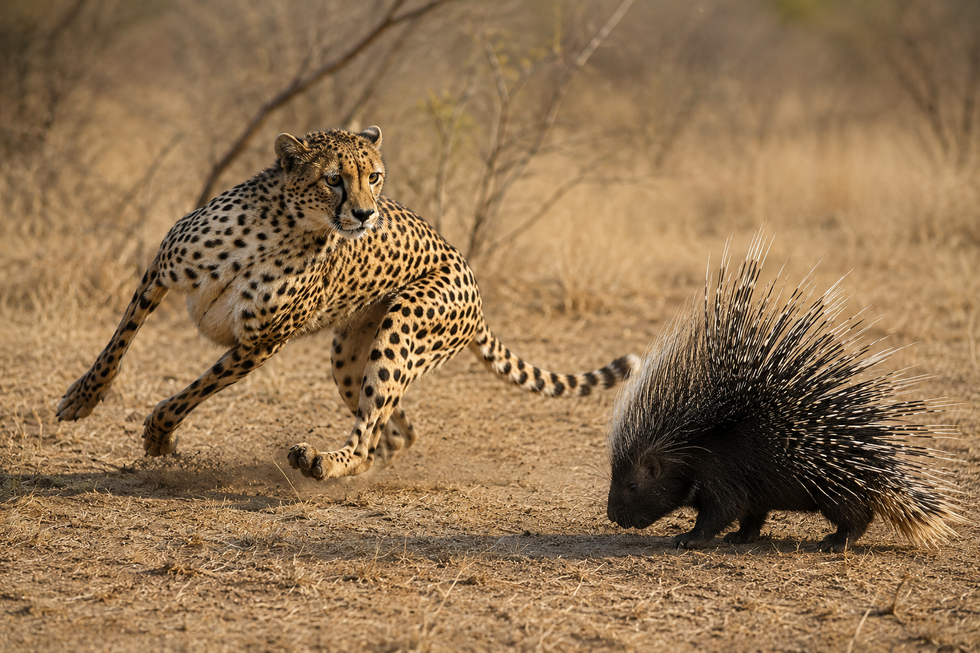 Cheetah running from porcupine same as creditors should run from your asset protection structure
