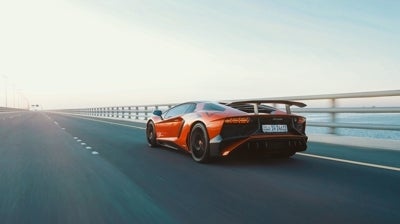 speeding car