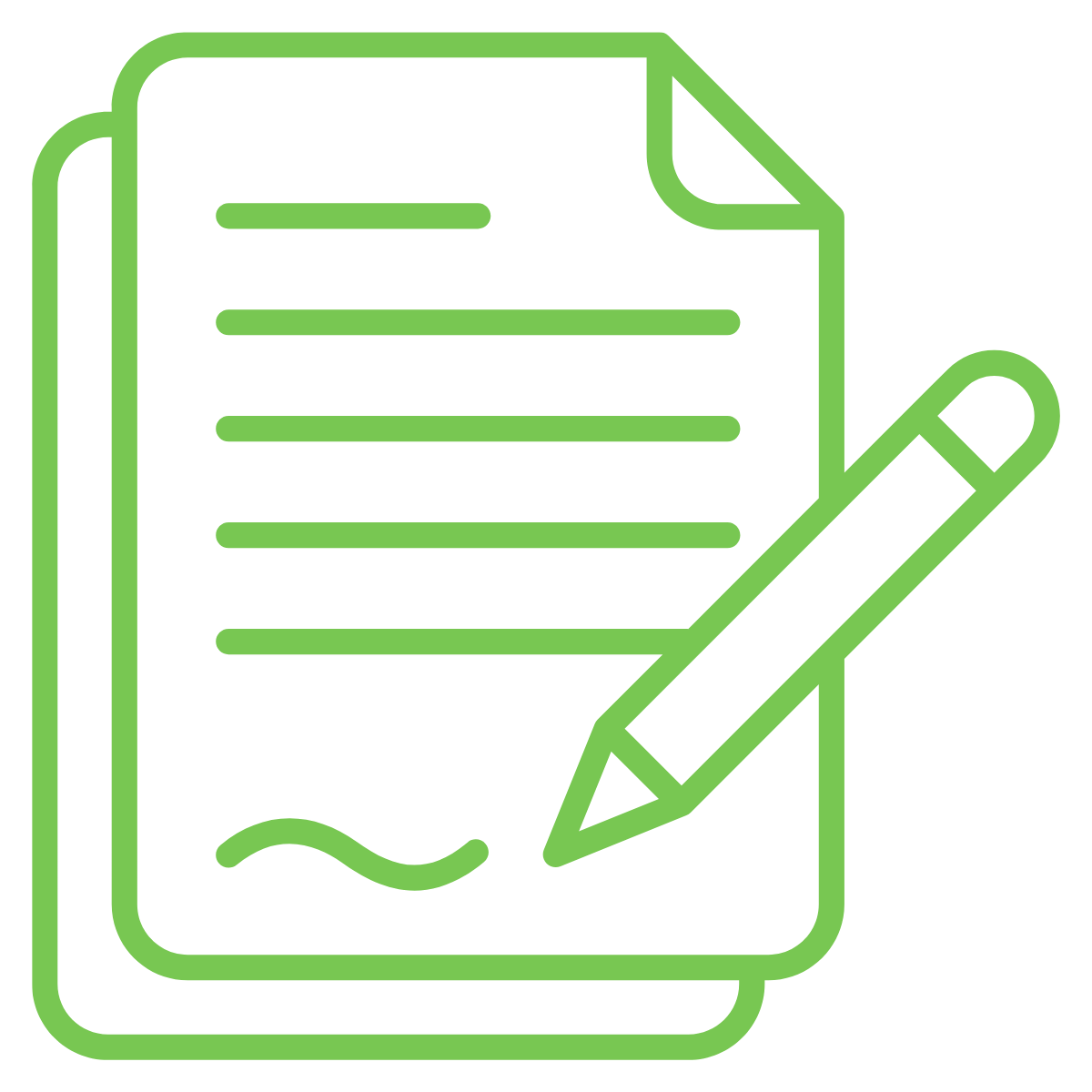 Contract Review & Negotiation Icon