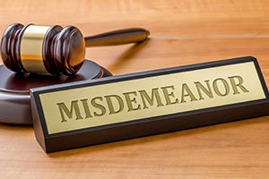 What Is a Misdemeanor Crime in California?