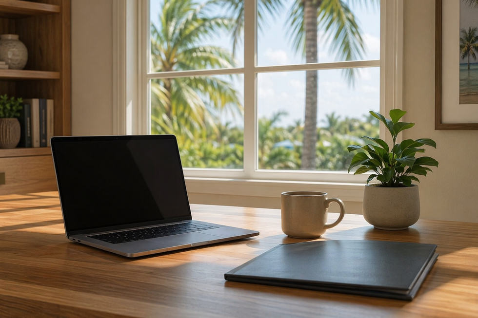 Settling an estate online from a Southwest Florida home office