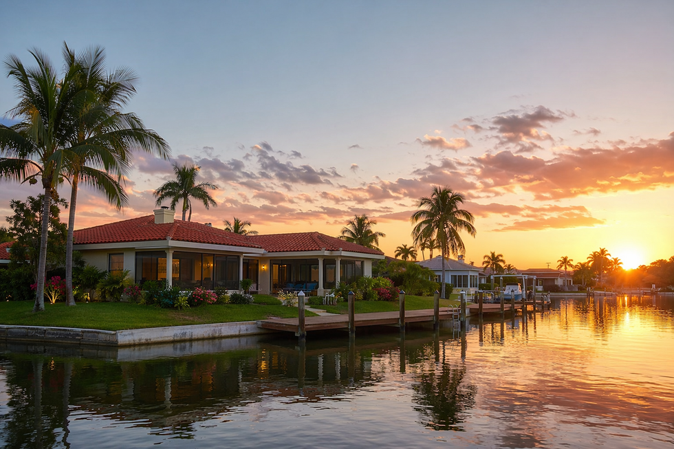 A Southwest Florida canal-front home, the kind of asset a will and a trust can both seem to cover