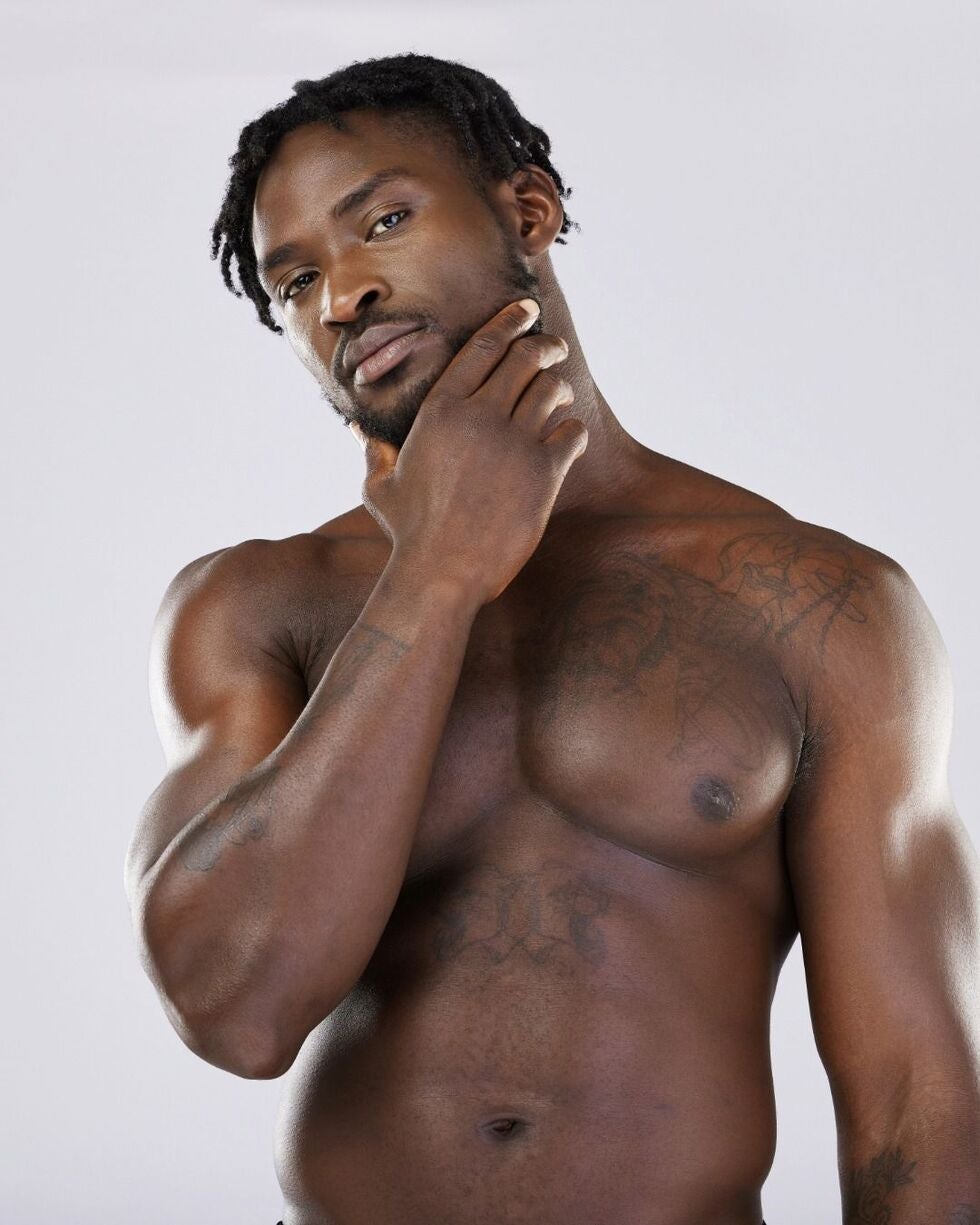 Indianapolis Black Male Model shirtless