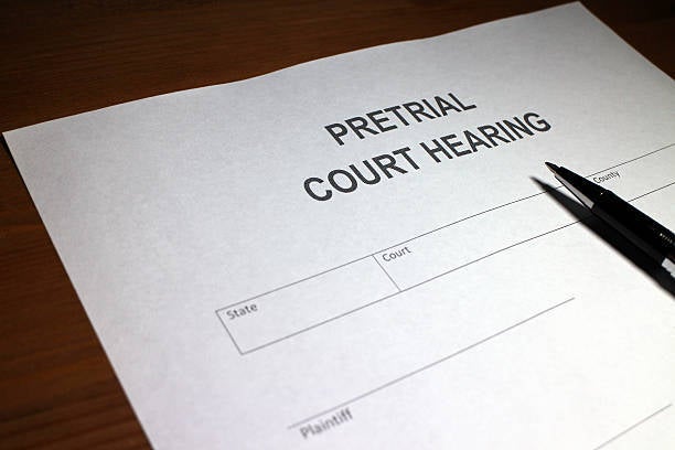 Pretrial Court hearing