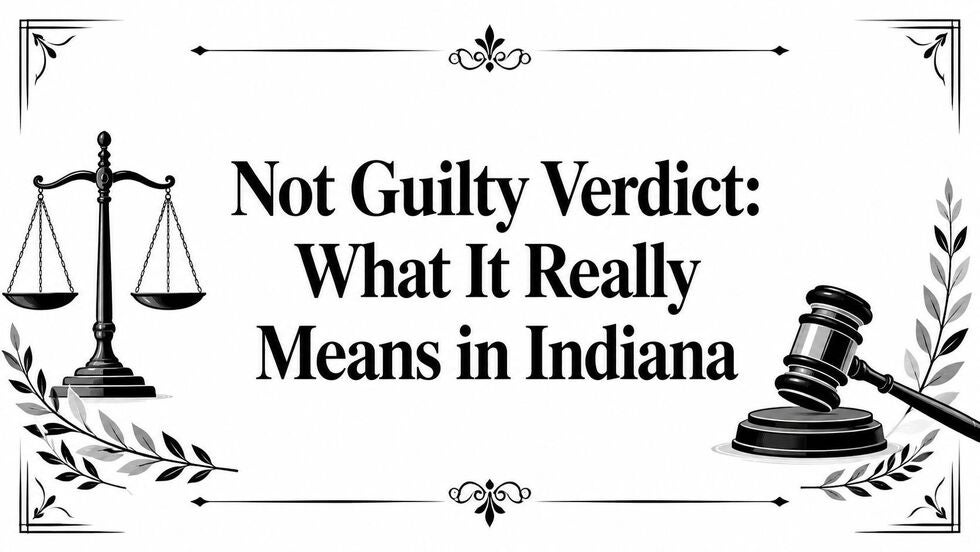 Not guilty in Indiana. What it really means.