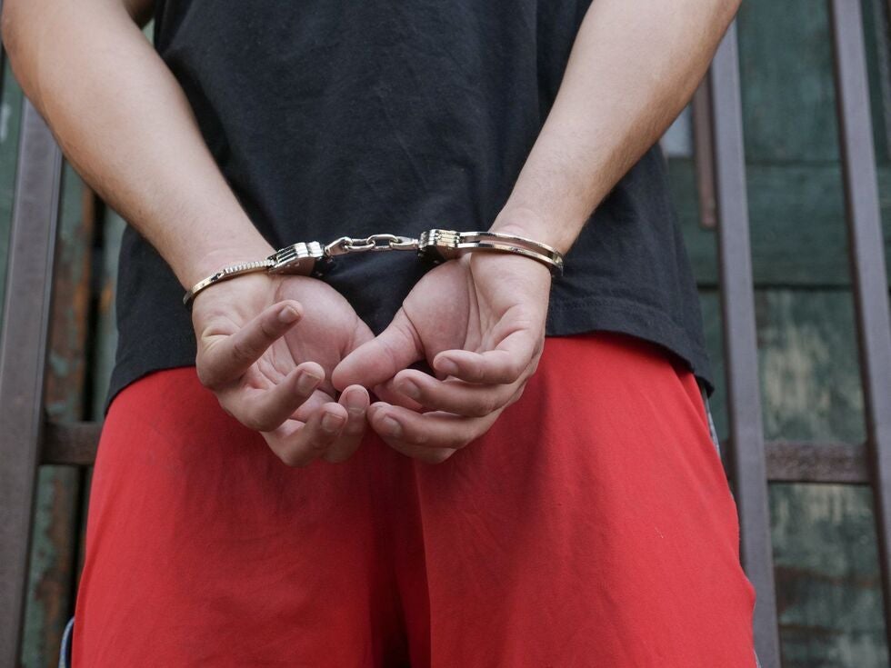 Man in Handcuffs