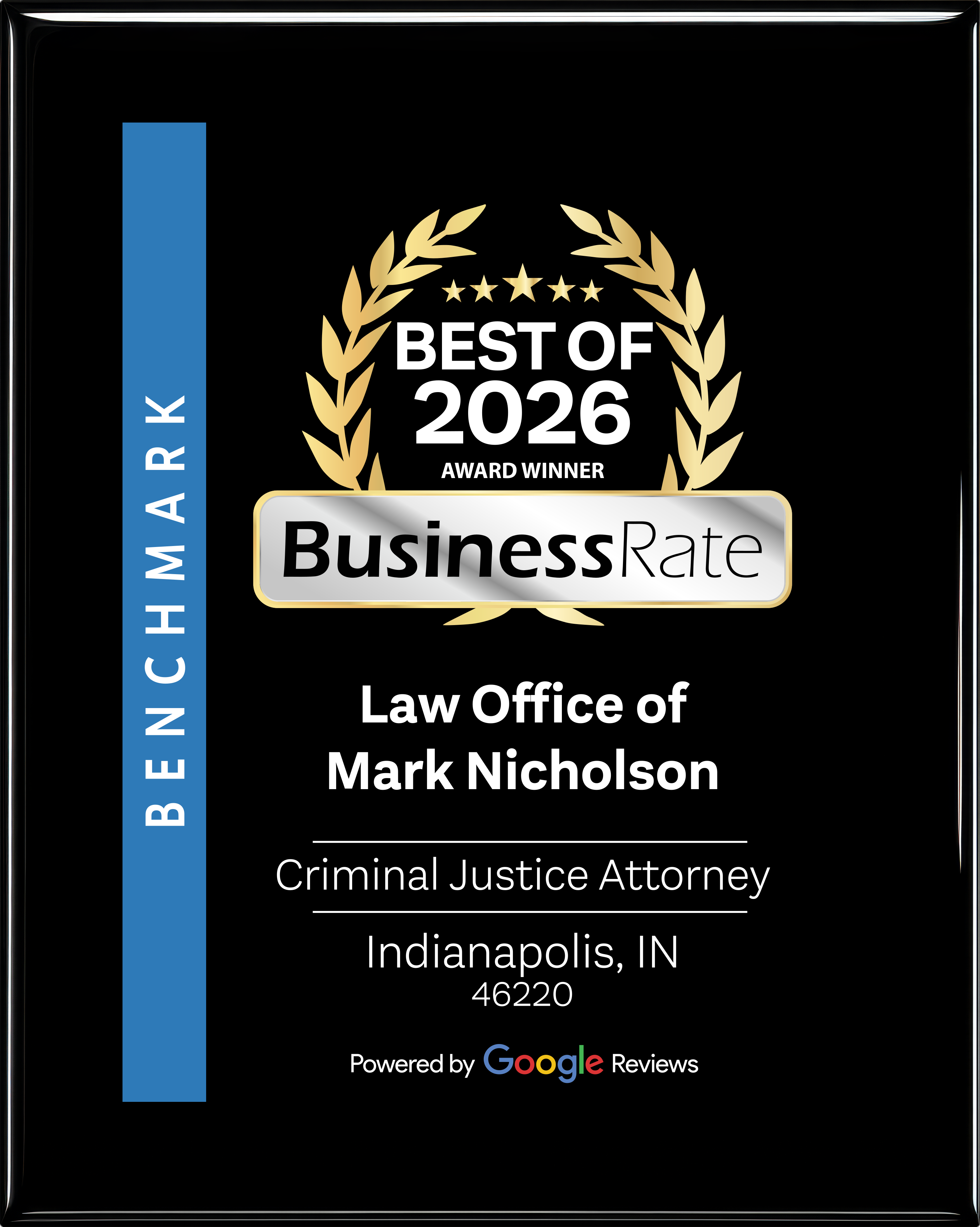 Law Office of Mark Nicholson is rated best criminal defense law firm in 2026