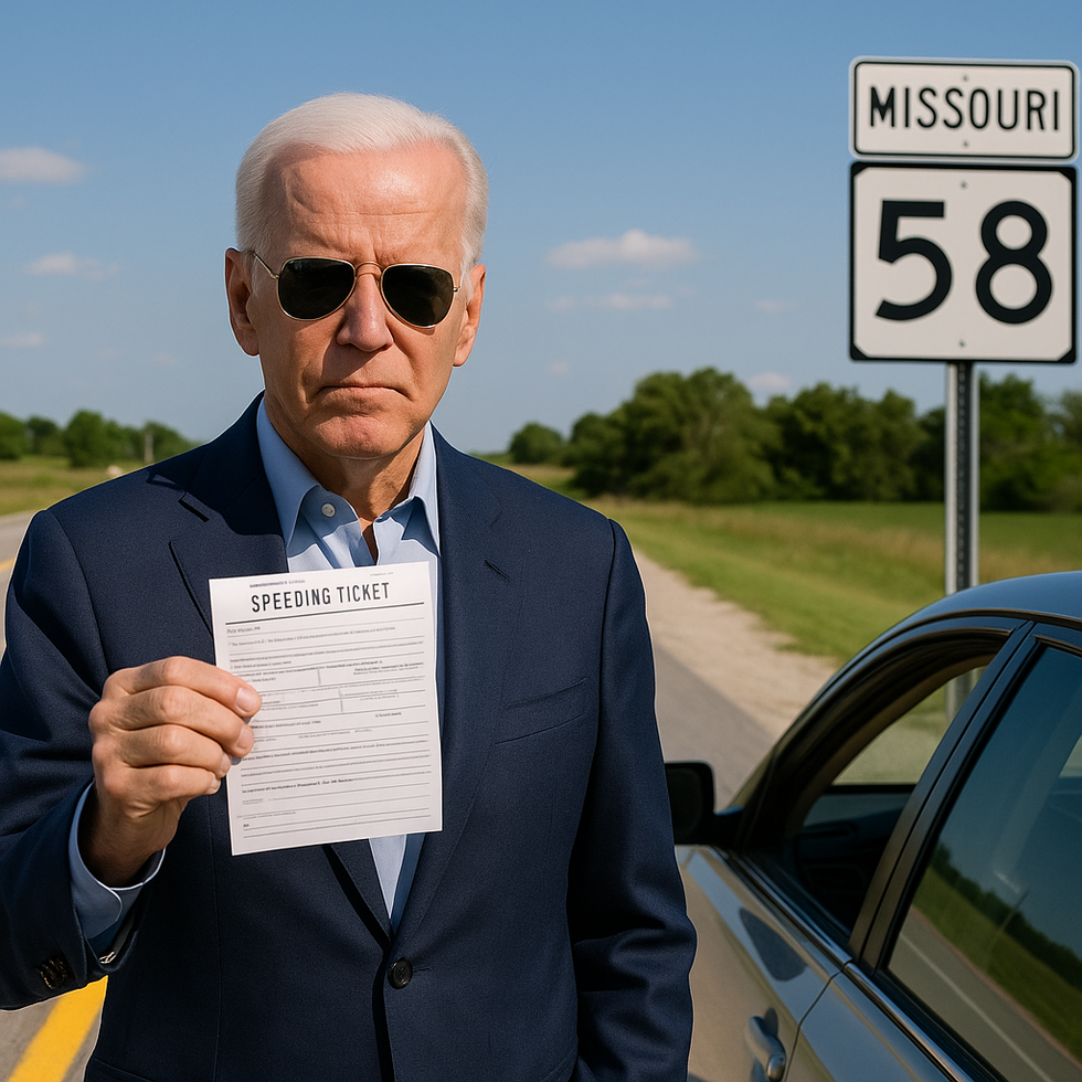 "Driver holding Raymore speeding ticket near Route 58”