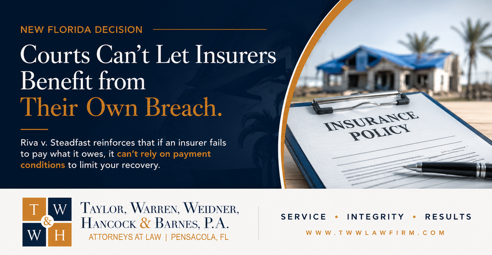 experienced insurance dispute attorneys pensacola fl